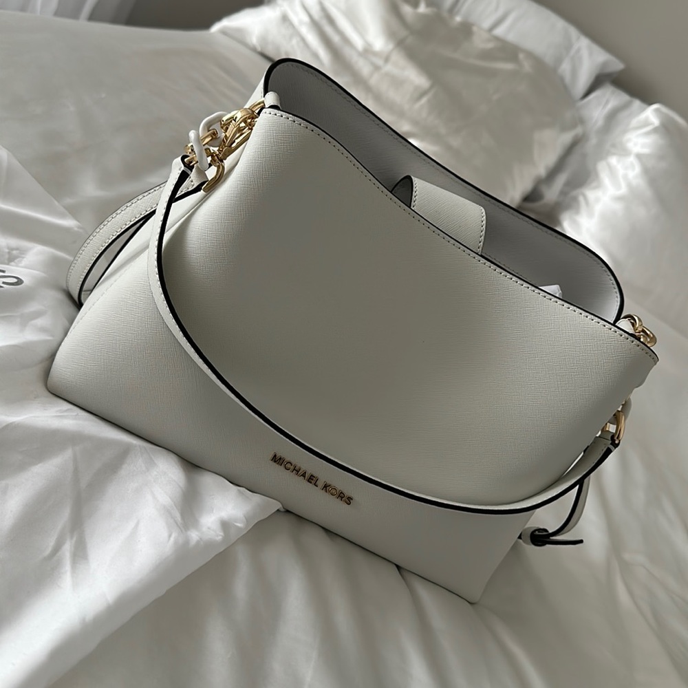 Brand New Michael Kors White Purse